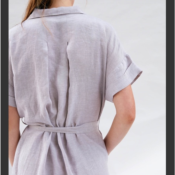 MILOOK Women’s Tina Dress  Size M 100% Linen. - Picture 4 of 17